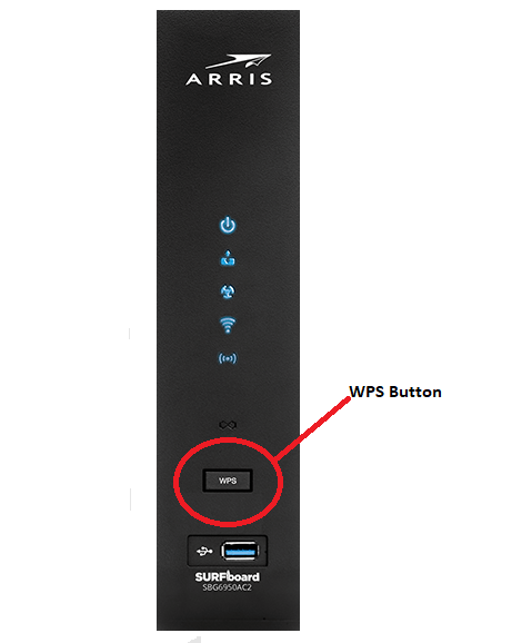 wps button on arris router